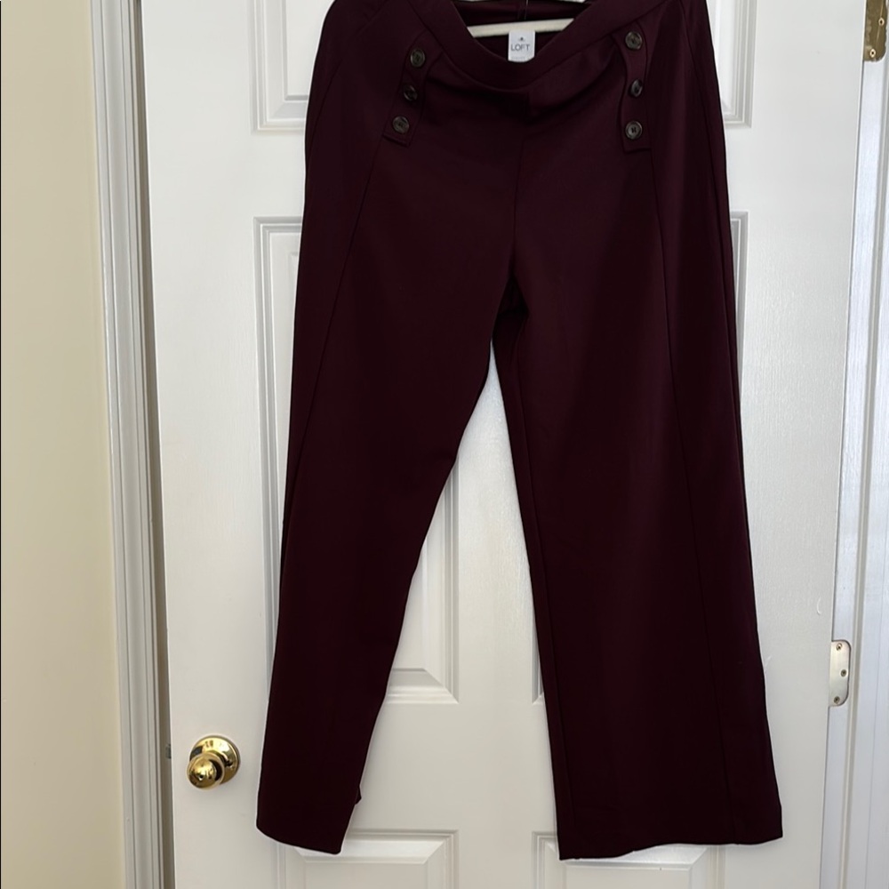 Women's Burgundy Pants